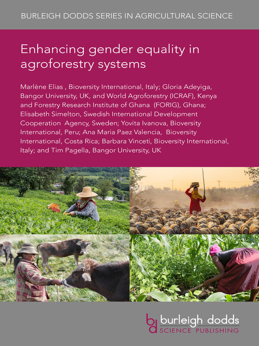 Cover image for Enhancing gender equality in agroforestry systems